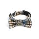 86CM 3 Inch Soft Handmade Cotton dog collar necklace Cats Puppy Bow Tie Collar