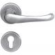 Fire Rating Brushed Steel Internal Door Handles L Shape Satin Steel Door Handles