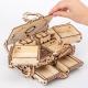 Personality 3.94in Mechanical Wooden Puzzles Wooden Mechanical 3d Puzzles