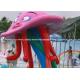 Customized Octopus Spray Park Equipment Fiberglass Water Parks For Kids