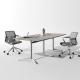 4 Person Conference Room Table Set Melamine W1800mm Stain Resistant