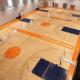 Beautiful Basketball gym Rubber Soundproof Flooring