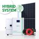 Small Home Solar Power System 5KW 8KW 10KW Solar Cell Hybrid System