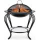 22 Inches Portable Foldable Outdoor Burning Fire Pit Round Burning Fire Pit