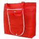 Red Non Woven Reusable Shopping Bags That Fold Into Themselves Recyclable