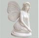 Nude Bathing Girl Marble Odm White Stone Sculpture Home Decoration