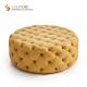 Italian Style Leisure Fabric Ottoman Pouf Modern SGS approved