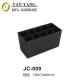 80mm high black durable furniture legs injection plastic rectangular sofas JC-009