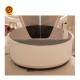 Round Shape Solid Surface Reception Desk Shopping Mall Reception Service