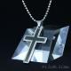 Fashion Top Trendy Stainless Steel Cross Necklace Pendant LPC57
