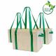 Heavy Duty Collapsible Recycle Shopping Bags With Fold Up Reinforced Bottom
