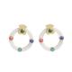 Silver Plated Stainless Steel Earrings Shell Women Fashion Engagement
