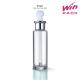 Silver Collar Cosmetic Dropper Bottles 50ml Capacity 34mm Diameter ISO9001