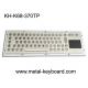 65 Keys Industrial Keyboard with Touchpad , Water - proof Stainless Steel