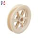 508x100mm MC Nylon Pulley Wheels Conductor Stringing Block With Bearings