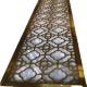 Wall background decoration metal room divider panel with led light