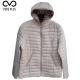 Double Faced Ladies Light Padded Jacket 100% Polyester With Fixed Hoody