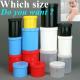 Cosmetic Food Packaging 250ml 500ml White Black Blue PP Plastic Cosmetic Cream Jar Cosmetic Cream Plastic Container