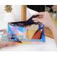 DAZZLING HOLOGRAPHIC, TPU PVC Laser Cosmetic Bag, Makeup Organizer Bags, Jelly Purse, Hanging Toiletry