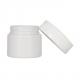 3oz Opaque White PET Plastic Weed Jar Child Resistant