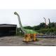 Weatherproof Realistic Dinosaur Model , Life Size Brachiosaurus Dinosaur Lawn Statue