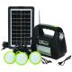 4500mah Solar Charging Lighting System Kits With Music And FM Radio Function