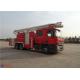 Three Functions Heavy Duty Water Tower Fire Truck 39 Ton 32 Meter Working Height