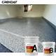 Blend Chips Epoxy Flake Floor Coating For Garage Concrete Flooring