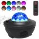 LED Star Galaxy Projector Ocean Wave Night Light Room Decor Rotate Luminaria Decoration Bedroom Lamp Gifts  Starry Sky Projector