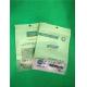 Recyclable OPP CPP Flat Bottom Gusset Bags U Type Plastic Ziplock Bags for Compact Towel packaging