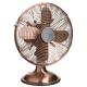 SAA 12inch metallic Retro Table Fan strong air cooling with Adjustable tilting fan head