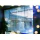 Indoor Transparent Glass LED Display , See Through Led Curtain Display High Definition