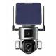 IP66 Waterproof 4K Solar Powered CCTV Camera For Outdoor Surveillance