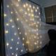 LED Star Cloth White Gauze Wedding Hotel Banquet Stage Backdrop for Club