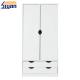 High Density Bedroom Wardrobe Doors White Glossy With 160cmH X76cmW X55cmD Size