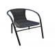 Outdoor Steel Stacking Rattan Chair For Restaurant Patio Garden Bistro