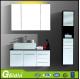 aluminum alloy high quality make in China new design modern bathroom cabinet with mirror and LED light