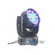 19*12W RGBW Moving Head Led Stage Lights , LED Wash Moving Head Zoom 8 - 50 Degree