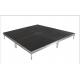 1.22*1.22M Waterproof Portable Stage Platforms Black Plywood Moving Anti Slip