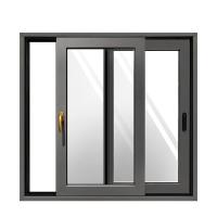 Customize Double Glazed Thermal Break Aluminum Sliding Glass Windows For Folding Screen