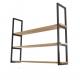 Solid Wood Ceiling Storage Rack for Contemporary Design Style Bars and Restaurants