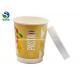 500ML Take Away Paper Soup Bowls Paper Soup Cups Lids Hot Food Containers