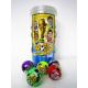 Funny candy / Football Shape Hard Candy 6g Multi Fruit Flavored Hard Candy In Jars