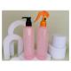 Personal Care Industrial Popular Pink PET Bottle Plastic Shampoo Bottle for Hair Conditioner