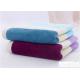 Stripe Velour Cotton Face Cloths , Luxury Face Cloths For Gift