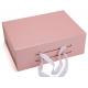 Custom Design Luxury Small Paper Cardboard Drawer Box,Pink Paper foldable gift