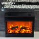Indoor Wood Mantel Fireplace Fake Log Set Electric Fireplace With Remote