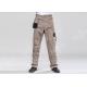 Durable Confirmtable Grey Work Trousers Double Stitching With Multi - Pocket