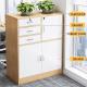 Structure Assemble Structure Modern Office Wooden Drawer With Lock Mobile File Cabinet