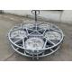 Custom Aluminum Molds For Plastic Rotomold Wheel Floats With Full Spider Framework 6061T6 Mould